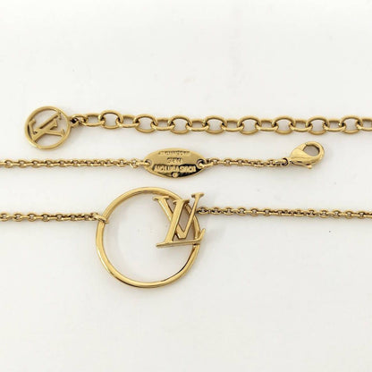Louis Vuitton Collier LV Eclipse Necklace Gold Plated — view 8