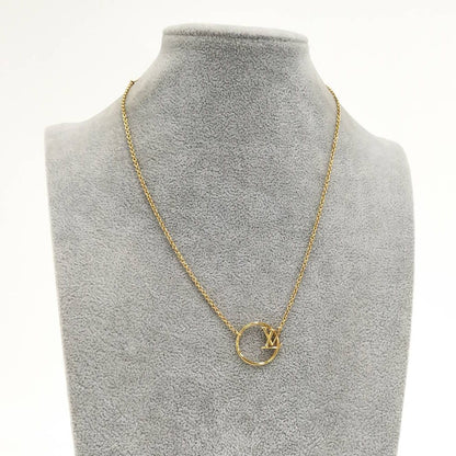 Louis Vuitton Collier LV Eclipse Necklace Gold Plated — view 3