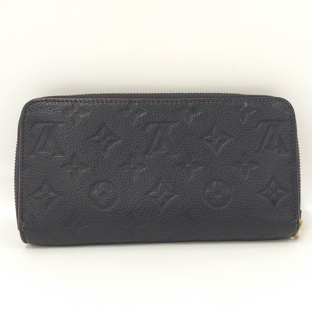Louis Vuitton Zippy Wallet Monogram Empreinte Marine Rouge — view 3