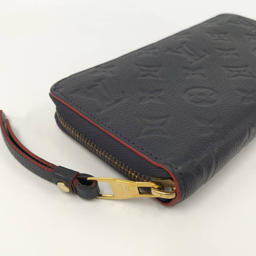 Louis Vuitton Zippy Wallet Monogram Empreinte Marine Rouge — view 5