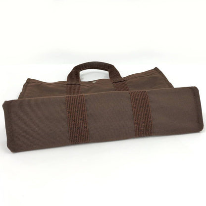 Hermes Her Line MM Tote Bag Canvas Brown — view 5