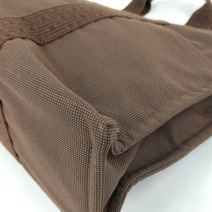 Hermes Her Line MM Tote Bag Canvas Brown — view 3