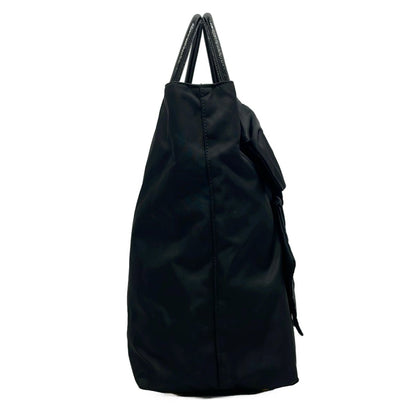 Prada Tote Bag Black Ribbon Leather — view 4