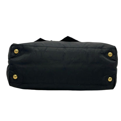 Prada Tote Bag Black Ribbon Leather — view 5