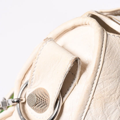 Balenciaga Giant City Way Bag Botanical Pattern Beige Silver — view 5