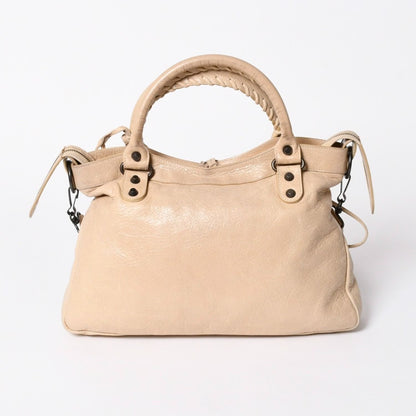 Balenciaga 2-Way Shoulder Bag City the Town Beige — view 2