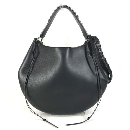 Loewe Shoulder Bag Fortune Hobo 326.62 Leather Black