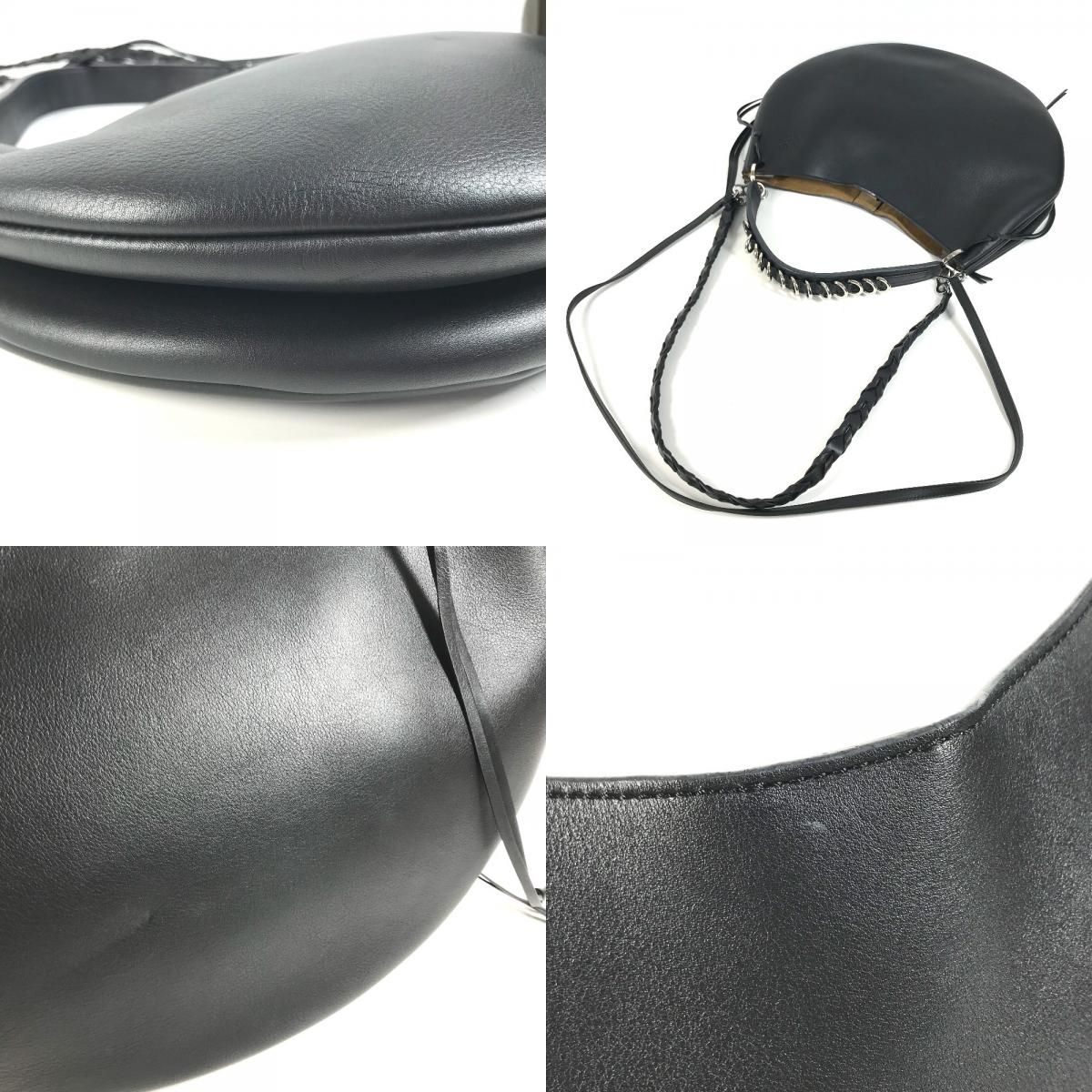 Loewe Shoulder Bag Fortune Hobo 326.62 Leather Black — view 7