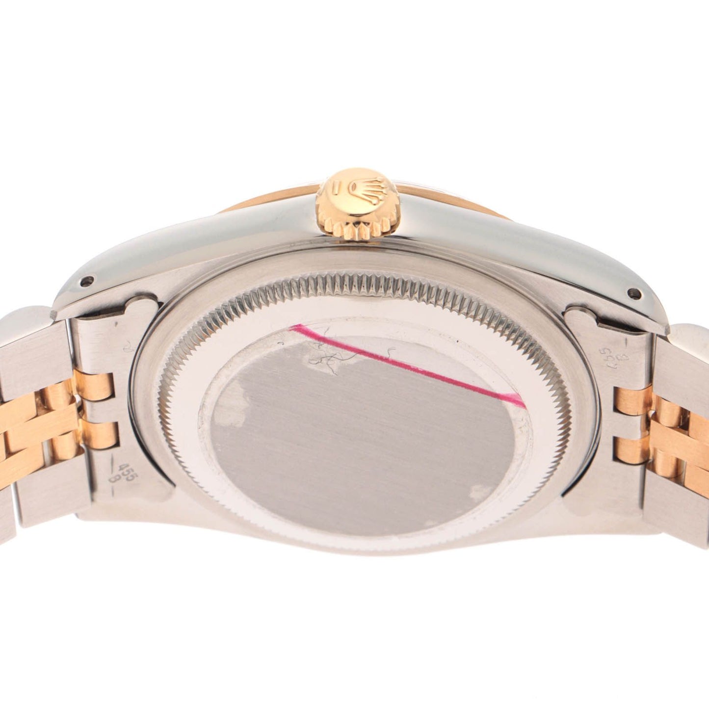 Rolex Datejust Watch 18k Yellow Gold 18k Silver Vintage Numbe Automatic — view 5