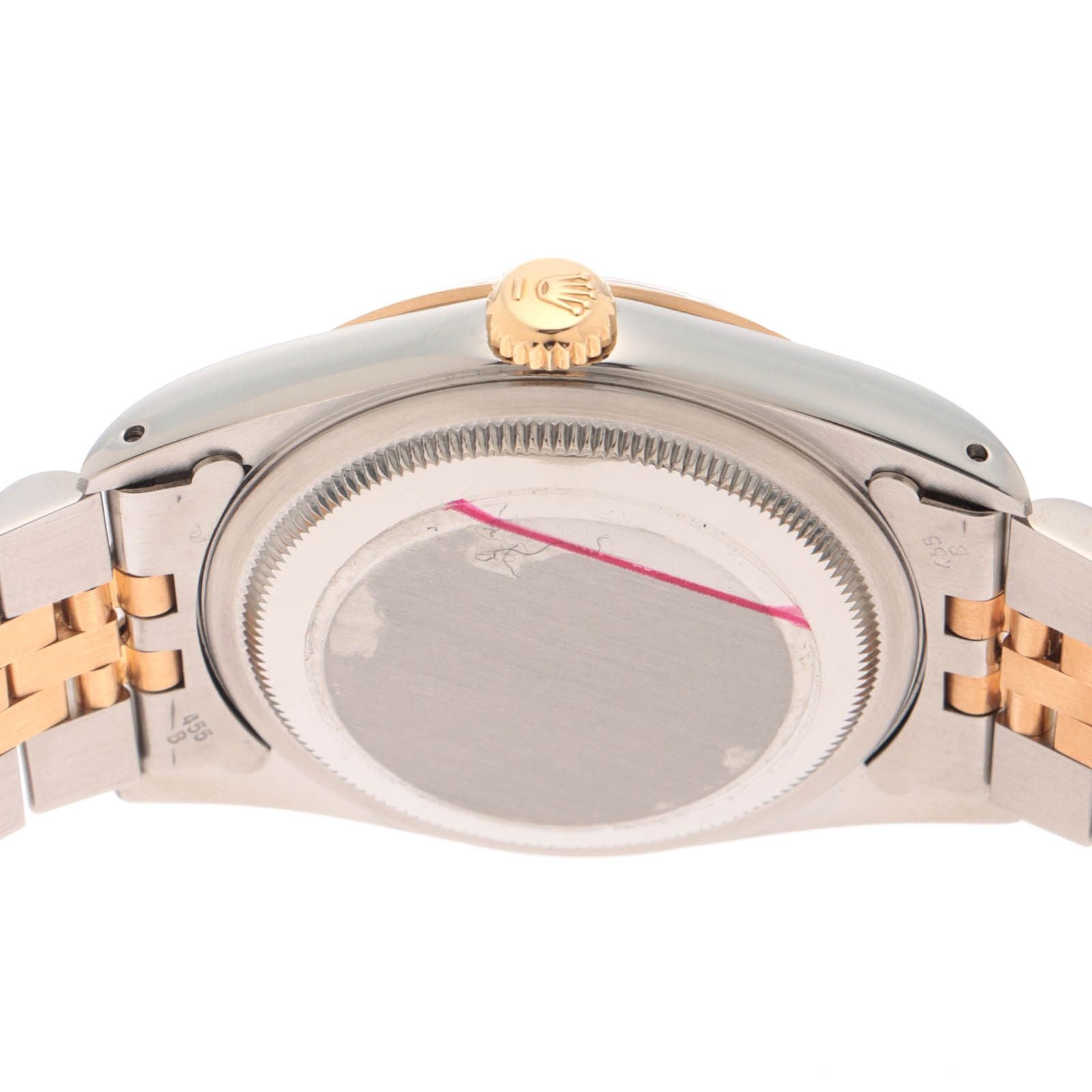Rolex Datejust Watch 18k Yellow Gold 18k Silver Vintage Numbe Automatic — view 5