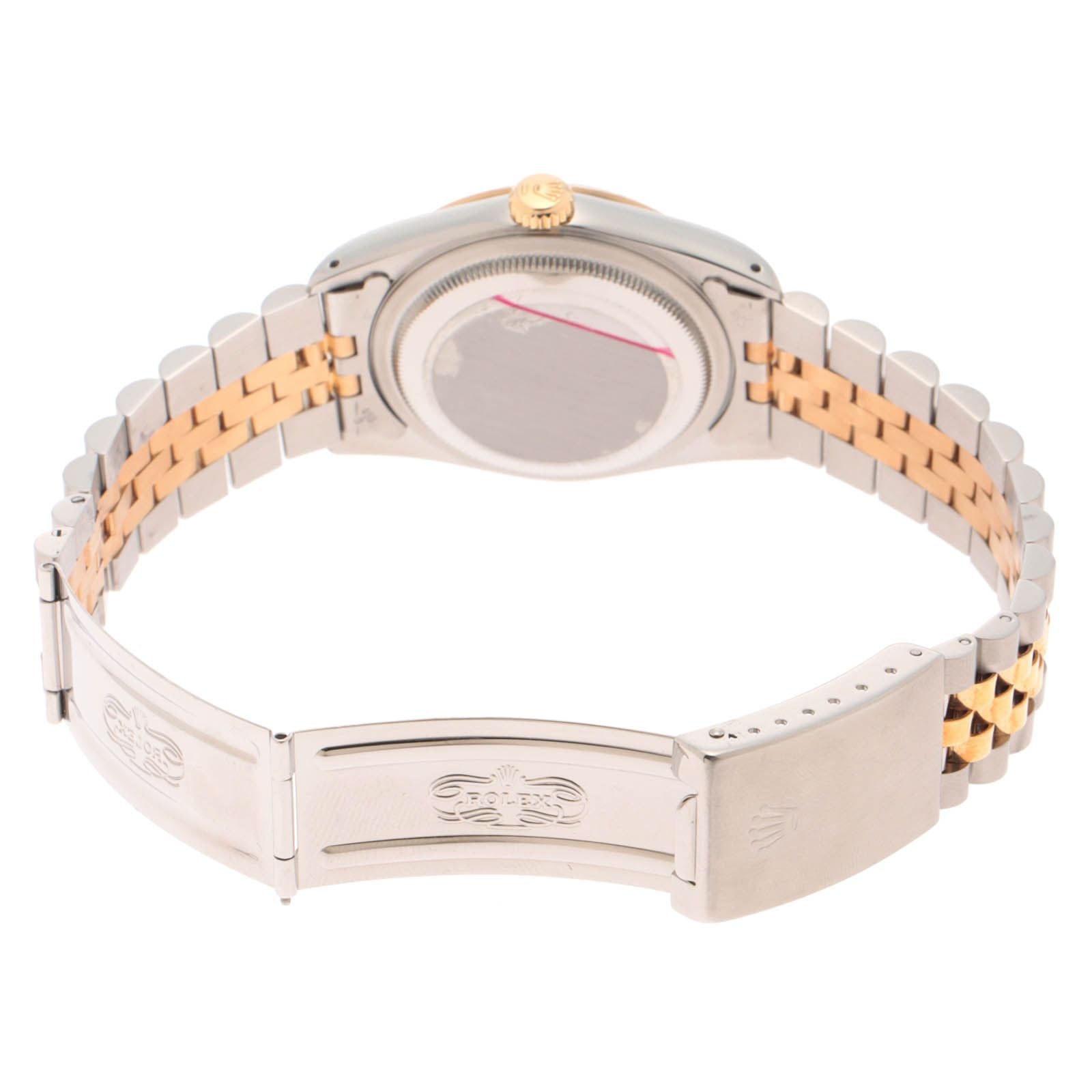 Rolex Datejust Watch 18k Yellow Gold 18k Silver Vintage Numbe Automatic — view 4