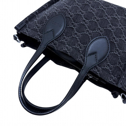 Gucci GG Ophidia Medium 2-Way Bag Canvas Leather Black — view 4