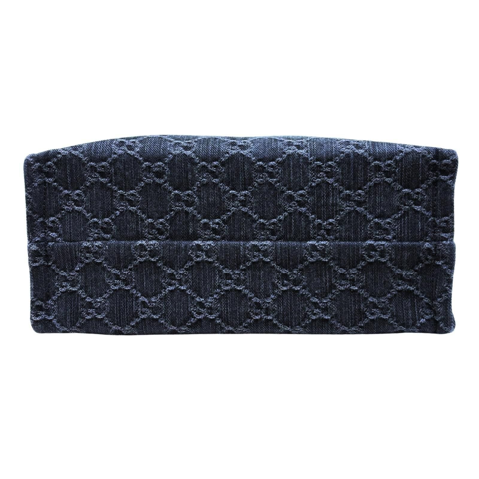 Gucci GG Ophidia Medium 2-Way Bag Canvas Leather Black — view 3