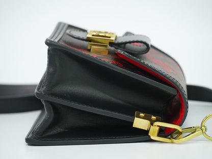Louis Vuitton LV Dauphine Mini Fall in Love Monogram Shoulder Bag Pochette Brown — view 4