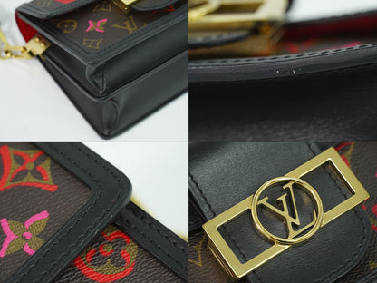 Louis Vuitton LV Dauphine Mini Fall in Love Monogram Shoulder Bag Pochette Brown — view 7
