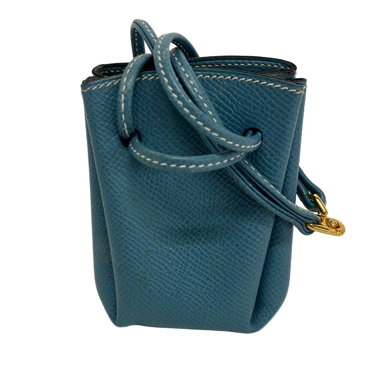 Hermes Pouch Blue Jean — view 2