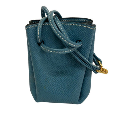 Hermes Pouch Blue Jean — view 2