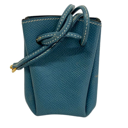 Hermes Pouch Blue Jean