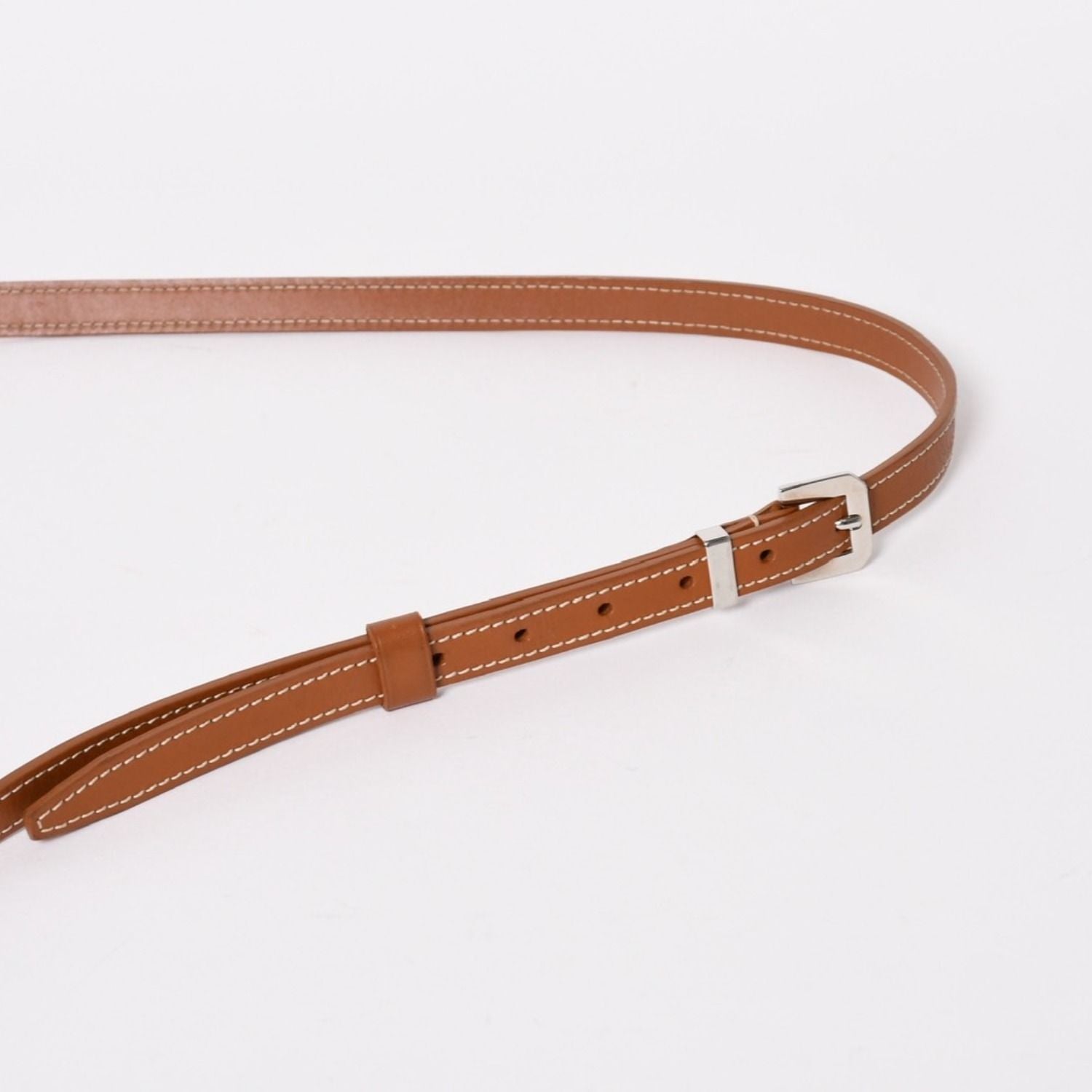 Goyard Cup Vert PM Shoulder Bag Brown Leather Silver — view 6