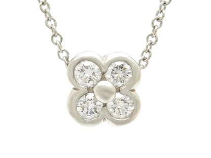Tiffany & Co Bezel Set Pendant Platinum Diamond