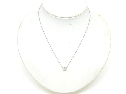 Tiffany & Co Bezel Set Pendant Platinum Diamond — view 2