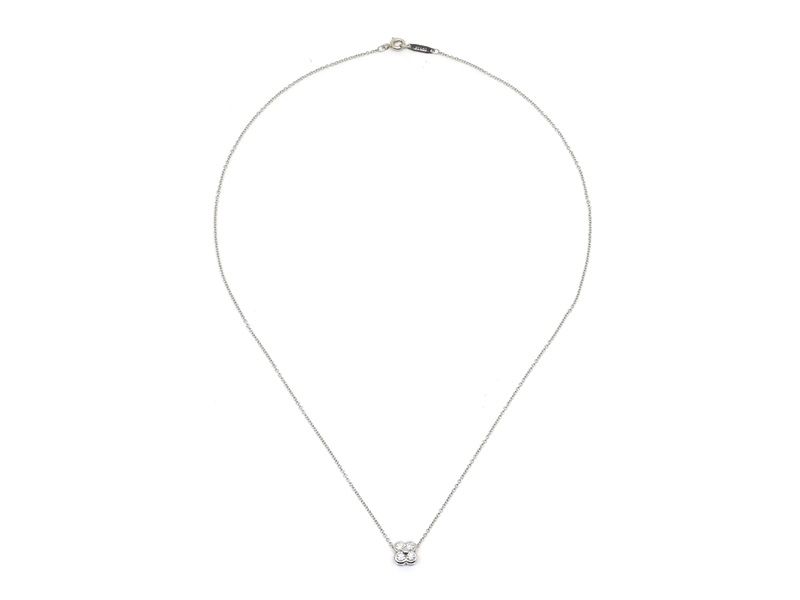 Tiffany & Co Bezel Set Pendant Platinum Diamond — view 3