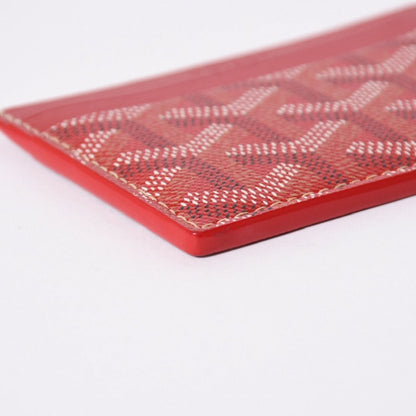 Goyard Saint Sulpice Card Case Red Vauzel Calfskin — view 7