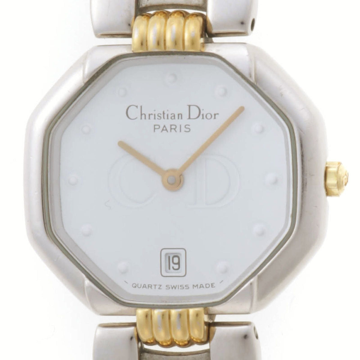 Dior Swing Watch Stainless Steel White Quartz