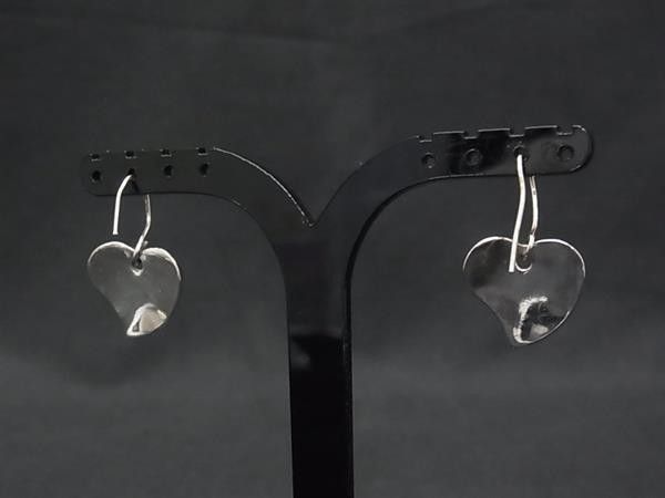 Tiffany & Co Earrings Curvedheart Silver — view 3