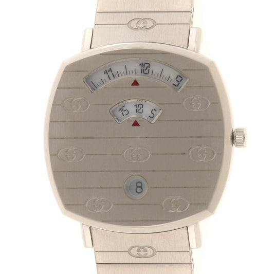 Gucci Grip 157.4 Watch Stainless Steel White Silver