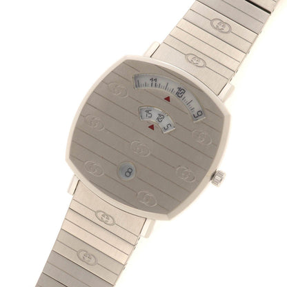 Gucci Grip 157.4 Watch Stainless Steel White Silver — view 2