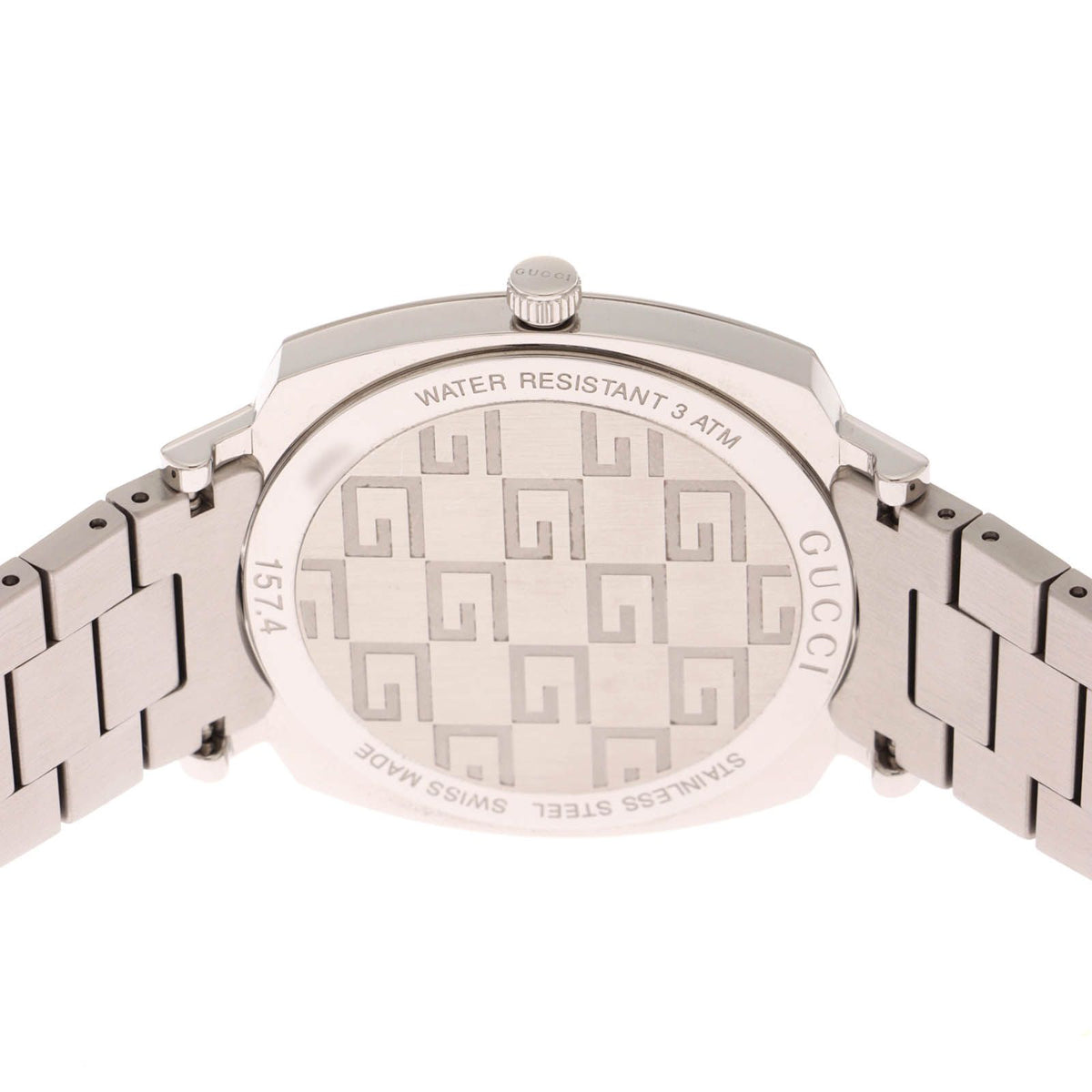 Gucci Grip 157.4 Watch Stainless Steel White Silver — view 5