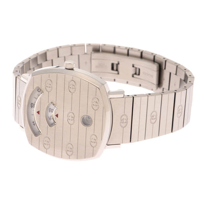 Gucci Grip 157.4 Watch Stainless Steel White Silver — view 3