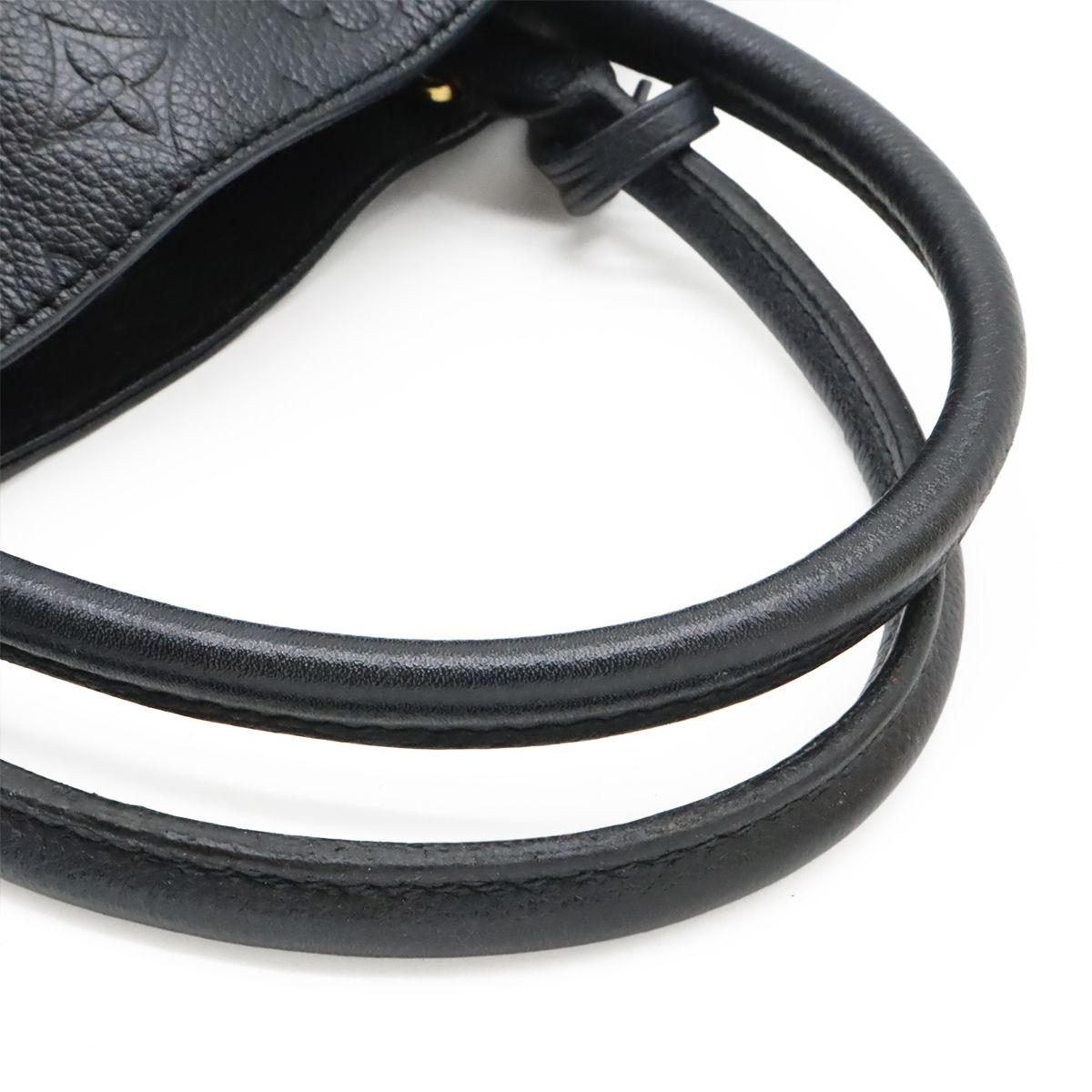 Louis Vuitton Monogram Empreinte Montaigne MM 2-Way Shoulder Bag Noir Black — view 4