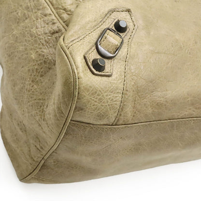 Balenciaga Classic Velo Tote Bag Leather Beige with Mirror Shop — view 3