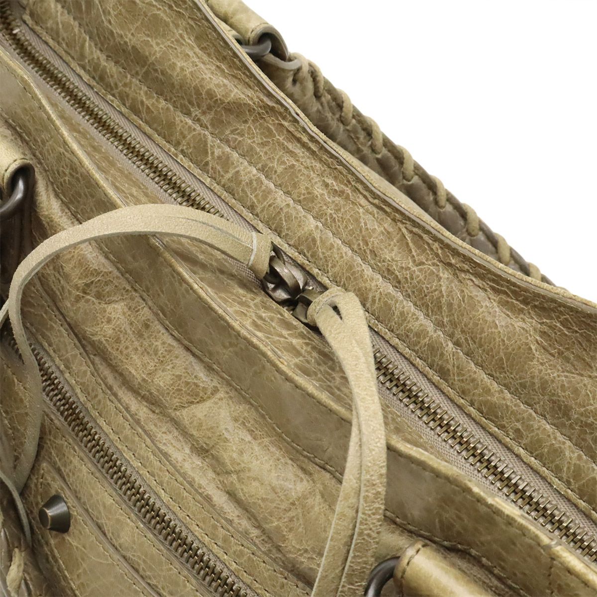 Balenciaga Classic Velo Tote Bag Leather Beige with Mirror Shop — view 5