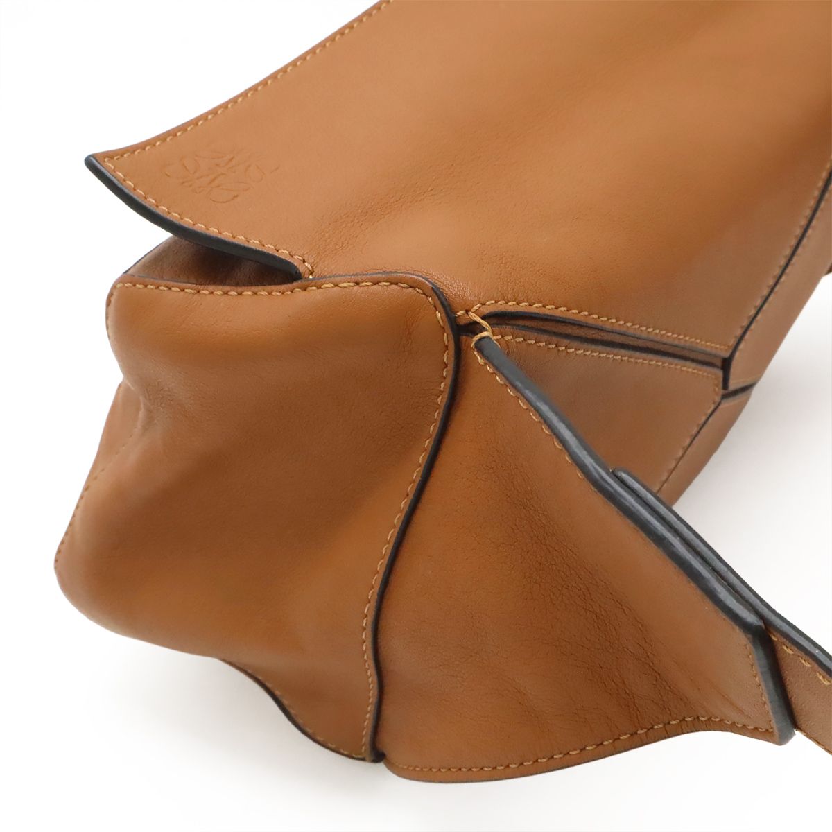 Loewe Puzzle Bum Bag Mini Leather Brown Silver — view 4