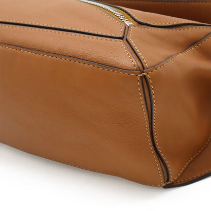 Loewe Puzzle Bum Bag Mini Leather Brown Silver — view 3