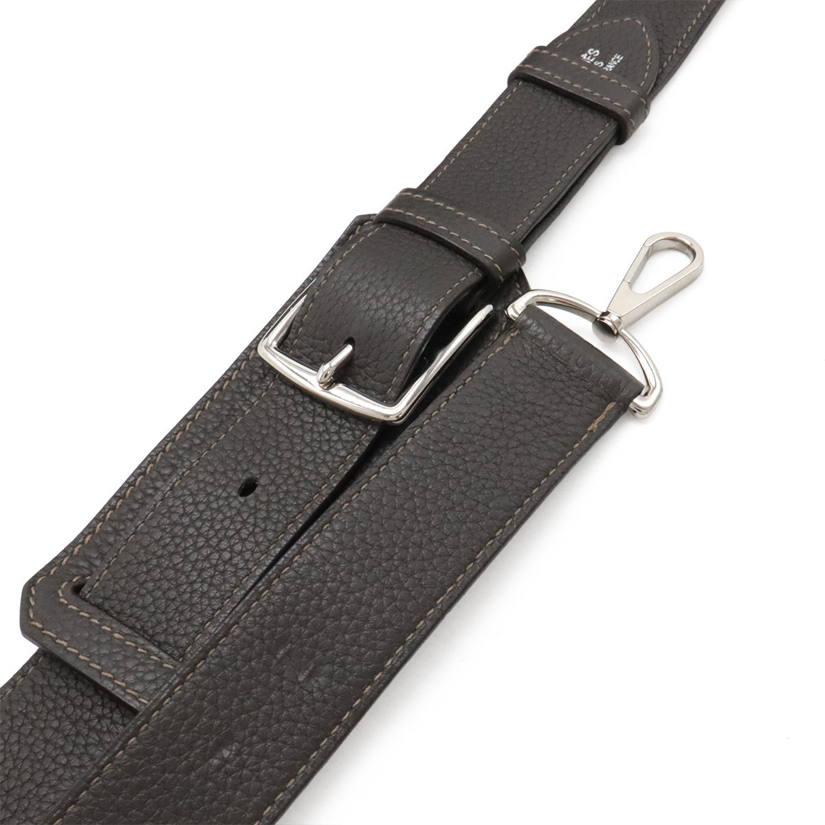 Hermes Jypsiere 34 Shoulder Bag Crossbody Togo Leather Gray — view 4