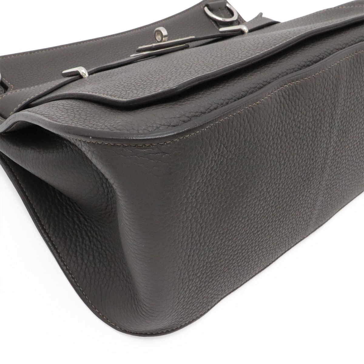 Hermes Jypsiere 34 Shoulder Bag Crossbody Togo Leather Gray — view 3