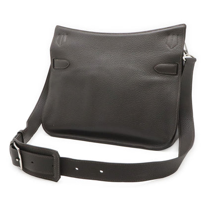 Hermes Jypsiere 34 Shoulder Bag Crossbody Togo Leather Gray — view 2