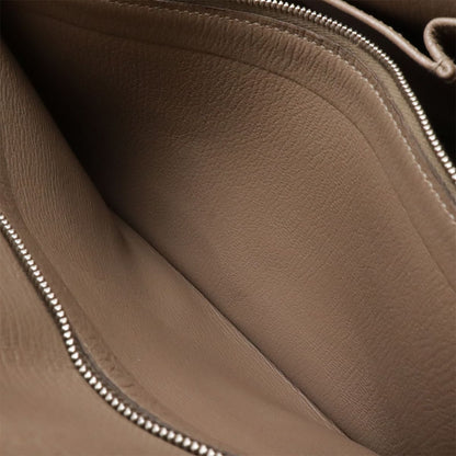 Hermes Jypsiere 34 Shoulder Bag Crossbody Togo Leather Gray — view 7