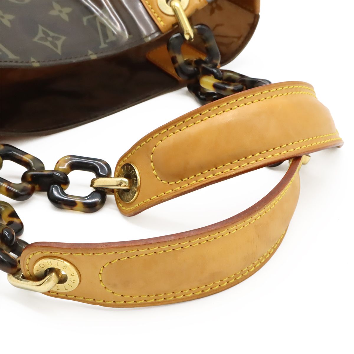 Louis Vuitton Monogram Vinyl Cabas Ambre PM Tote Bag Shoulder Plastic Chain — view 4