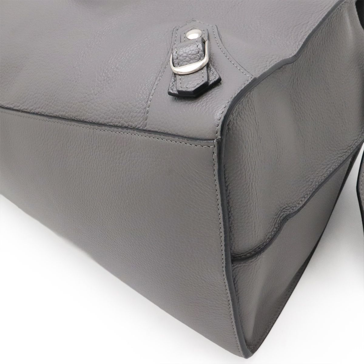 Balenciaga Neoclassic City Medium Tote 2-Way Shoulder Bag Leather Gray Silver — view 3
