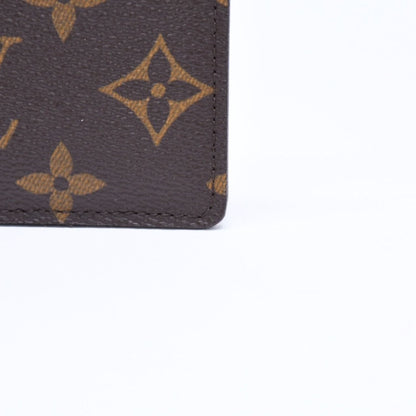 Louis Vuitton Porte Cartes Simple Card Case Monogram Canvas Brown — view 5