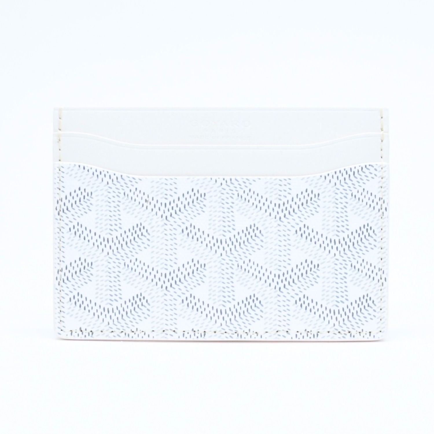 Goyard Saint Sulpice Card Case White Vauzel Calfskin — view 2