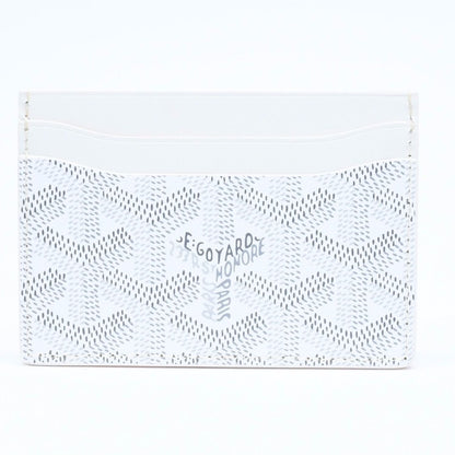 Goyard Saint Sulpice Card Case White Vauzel Calfskin — view 3