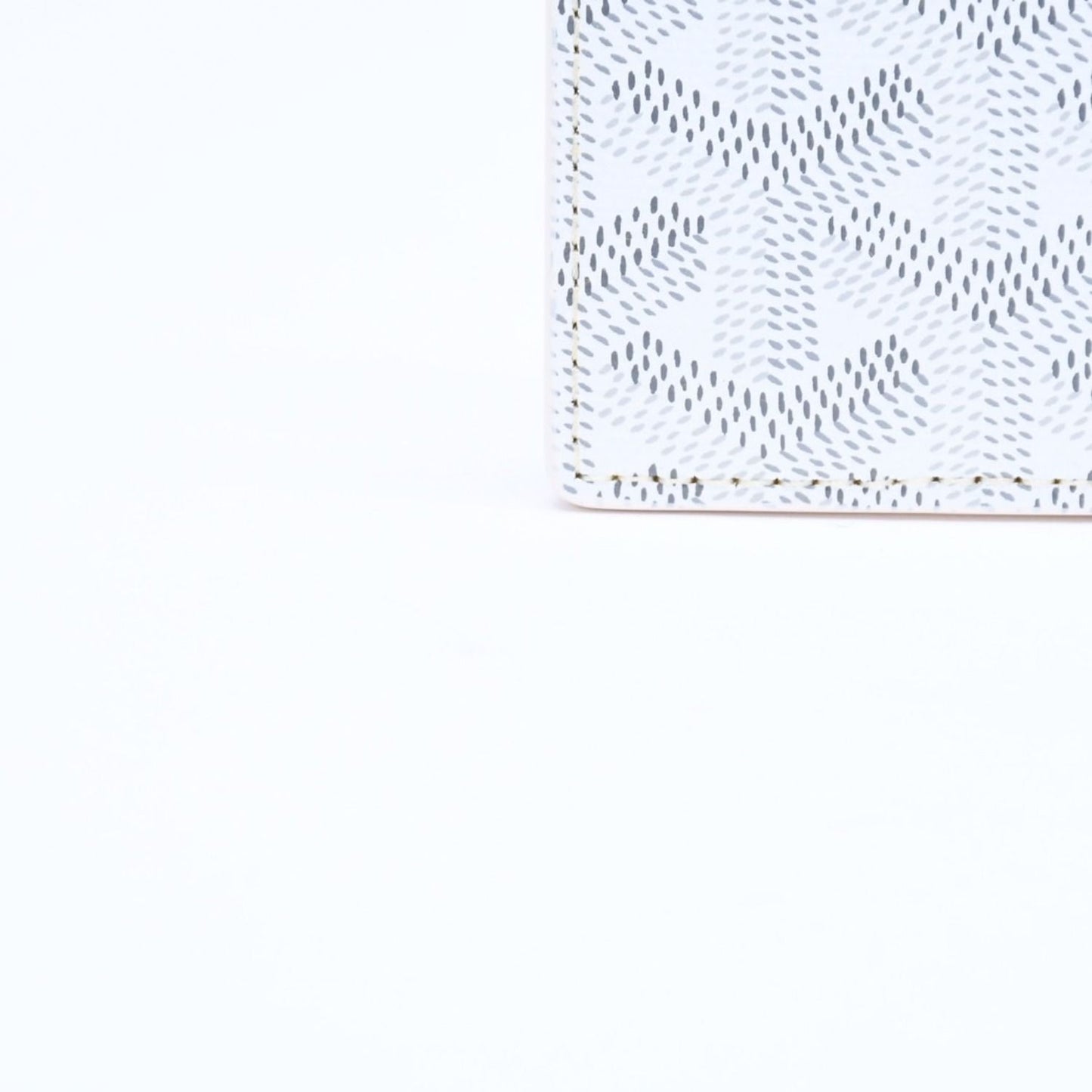 Goyard Saint Sulpice Card Case White Vauzel Calfskin — view 8