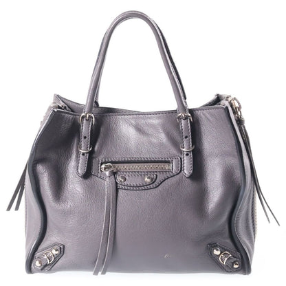 Balenciaga Paper Mini Handbag Silver Gray