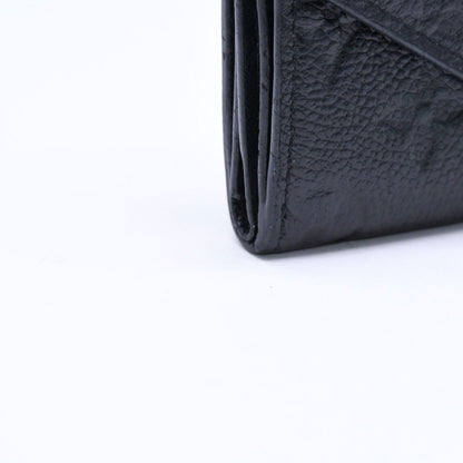 Louis Vuitton Trifold Wallet Portefeuille Zoe Black Gold — view 6
